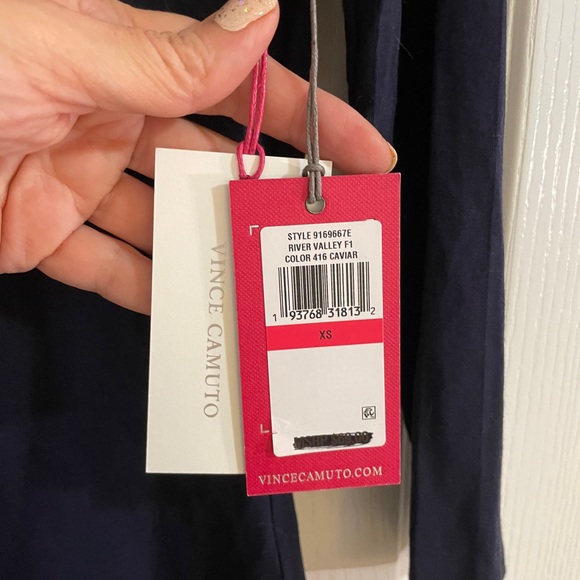 Vince Camuto River Valley Asymmetrical Top - Picture 4 of 4